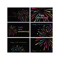 Better Office Fireworks Employee Appreciation Cards with Envelopes, 4 x 6, Assorted Colors, 36/Pac