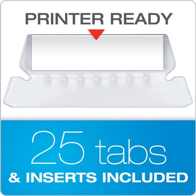 Pendaflex Reinforced Hanging File Folders, 1/5 Tab, Letter Size, Orange, 25/Box (04152 1/5 ORA)