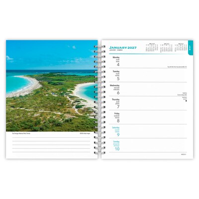 2027 BrownTrout National Parks 6.5" x 7.8" Calendar Year Weekly Standard Planner, Multicolor (9798330709403)