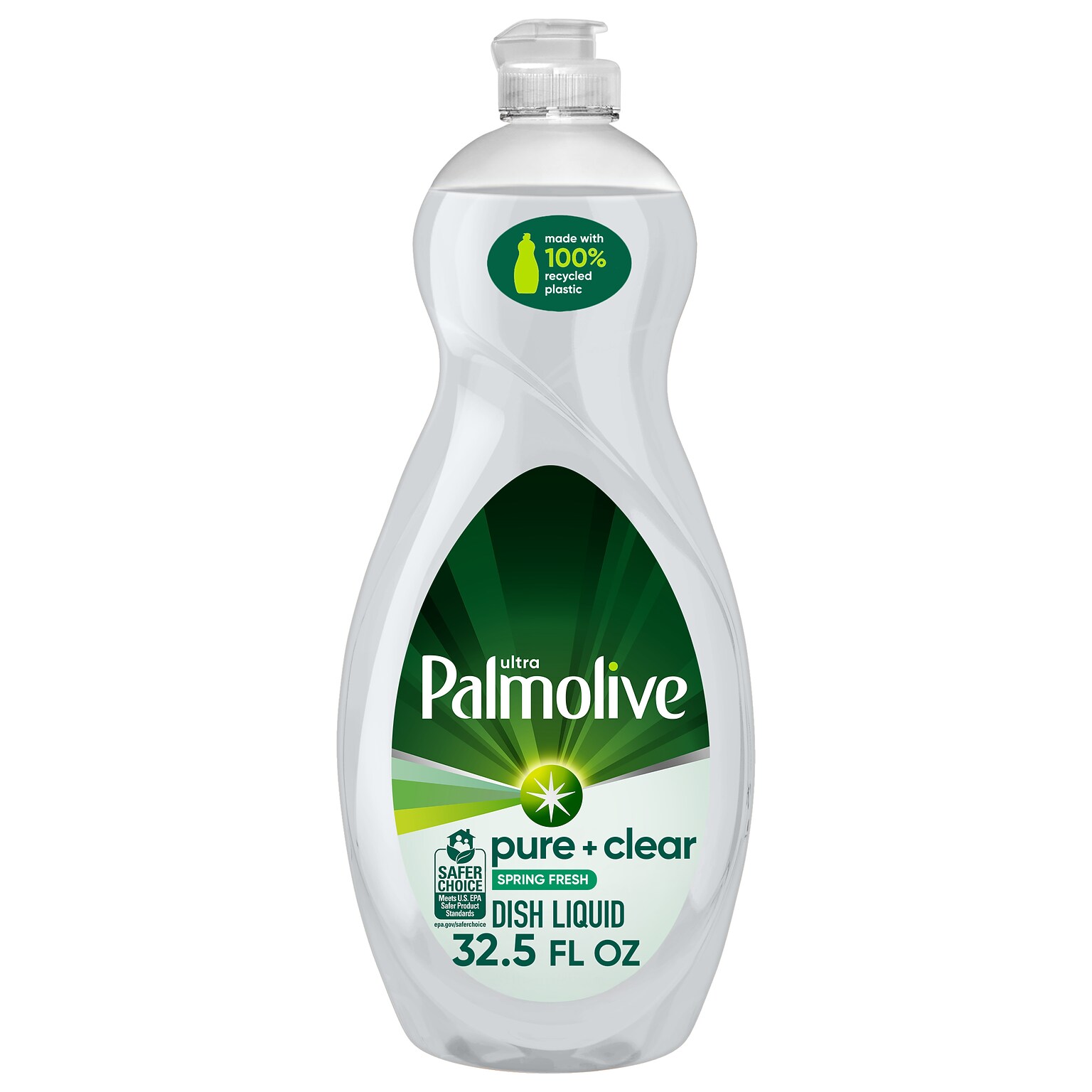 Palmolive Ultra Pure + Clear Liquid Dish Soap, Spring Fresh Scent, 32.5oz. (US04272A)