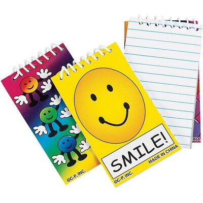 SmileMakers® Groovy Smiley Notepads