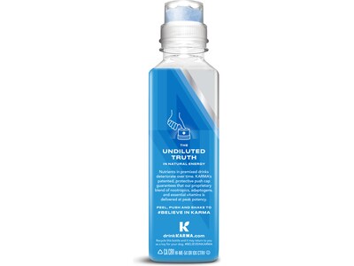 Karma Blueberry Watermelon Energy Water, 18 fl. oz., 12 Bottles/Carton (8802)