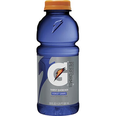 Gatorade® Wide-Mouth Beverages; Fierce Grape®, 20-oz., 24/Case
