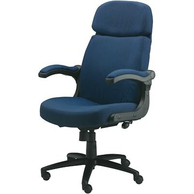 Tiffany Industries™ Big & Tall Executive Chairs with Upholstered Arms; Blue
