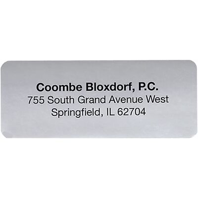 Address Labels; 1x2-1/2, 1000 Labels