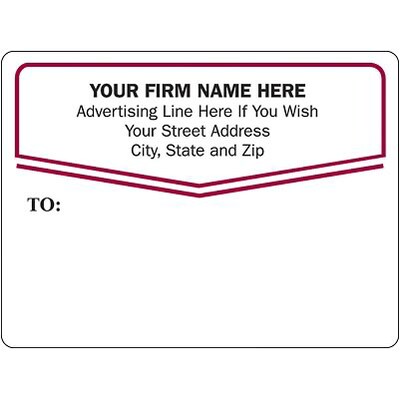 Continuous Fan-Folded Shipping Labels; 4x2-15/16, 1000 Labels