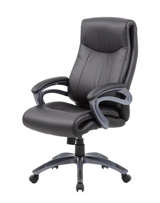 Boss Double Layer Executive Chair, Black (B8661)