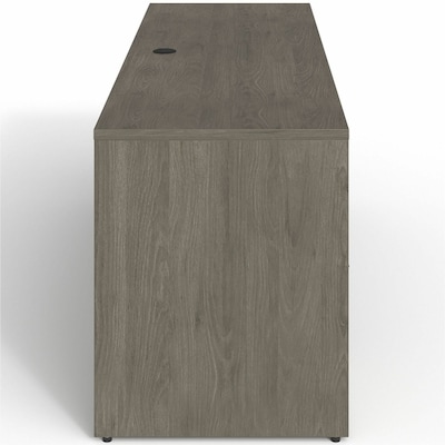 Lorell Prominence 2.0 Left-Pedestal Credenza (LLRPC2472LGE)