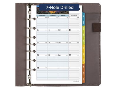 2024 AT-A-GLANCE Zenscapes 8.5" x 5.5" Weekly & Monthly Planner Refill, Multicolor (281-285Y-24)