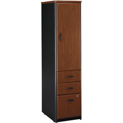 Bush® Cubix® Collection in Hansen Cherry Finish; Vertical Locker, Fully Assembled