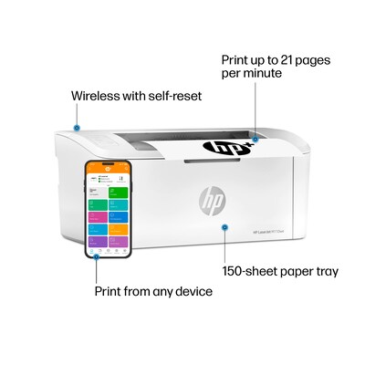HP LaserJet M110we Wireless Printer, Fast Speeds, Requires Internet, 6 Months Free Toner with HP+, B