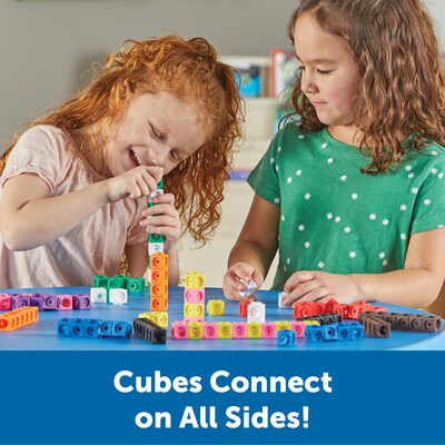 Learning Resources Snap Cubes, Classroom Snap Cube Set, Math Manipulative,  Early Math Skills, Set of 1000, Ages 5+