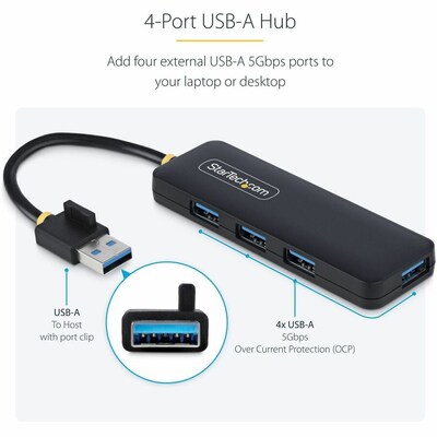 StarTech 4 Port USB Hub (H5A4A-USB-HUB)