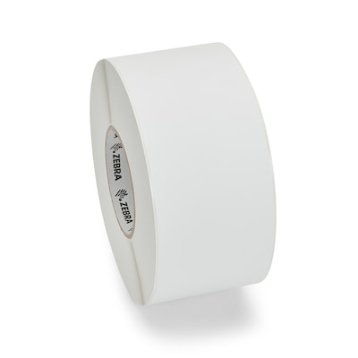 Zebra Z-Select 4000T Thermal Barcode Labels, 3.25 x 486, White, 6 Rolls/Carton (72287)