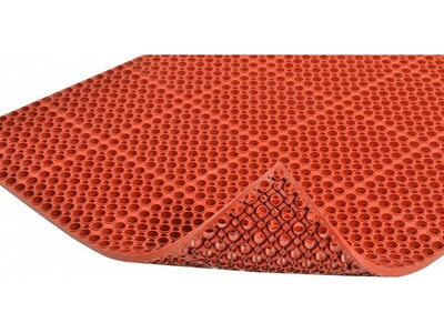 NoTrax San-Eze II Anti-Fatigue Mat, 39" x 29.25", Red (T11S3929RD)