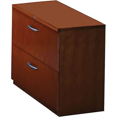 Mayline® Corsica Collection in Mahogany; Lateral File for Return or Credenza