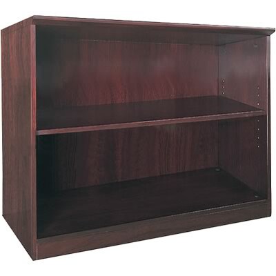 Safco® Napoli Collection In Mahogany; 2-Shelf Bookcase