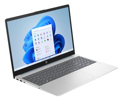 HP 15.6 Touchscreen Laptop, AMD Ryzen 7 7730U, 16GB RAM, 512GB SSD, Windows 11 Home, Natural Silver (D96E6UA#ABA)