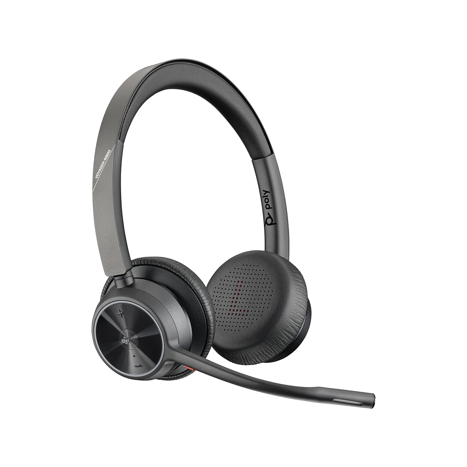 Poly Voyager 4300 UC Series Wireless Bluetooth Headset, USB Type-A, MS Certified  (77Y98AA)