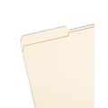 Smead Heavy Duty Reinforced File Folders, 3-Tab, 1-1/2 Expansion, Legal Size, Manila, 50/Box (15405