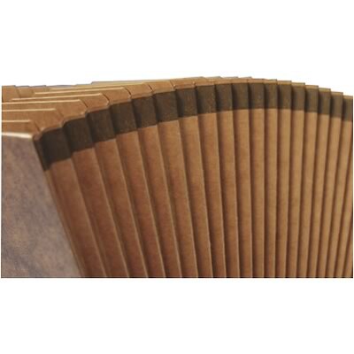 Quill Brand® Heavy-Duty Reinforced Expanding File, 1-31 Index, 31 Pockets, Letter Size, Brown (723312)