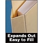 Quill Brand® File Pocket, 3/4" Expansion, Letter Size, Manila, 25/Pack (7153L25-QCC)