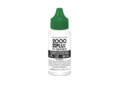 2000 Plus® PI Refill Ink, Green, 1 oz.