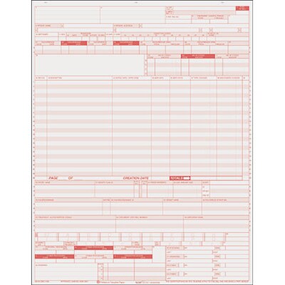 Medical Arts Press® CMS Form 1450 (UB-04) Claim Forms; Laser Sheets