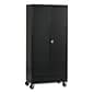Alera® 66" Height Steel Storage Cabinet with 4 Shelves, Black (CM6624BK)