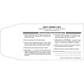 Medical Arts Press ® Extraction Pill Envelopes; 3-1/8x5-1/2, White, Gummed, Personalized, 500/Bx