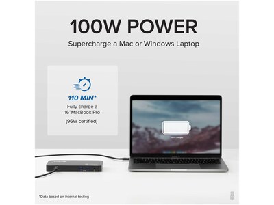 Plugable Thunderbolt 3 and USB-C Dual Display Docking Station  (TBT3-UDC3)