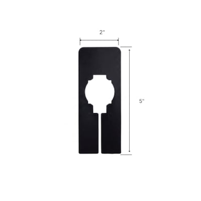 Nahanco 4T Plastic Divider Black (QSDBTK-4T-1)