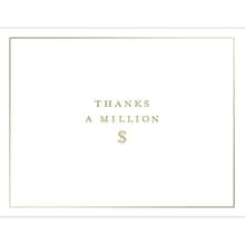 JAM PAPER Premium Thank You Card Sets, Thanks a Million, 12 Cards with Envelopes (52611909628A)