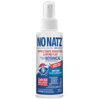 No Natz Natural DEET-Free Insect Repellent Spray for Gnats, Fresh Scent, 4oz (9175A95-4Z24)