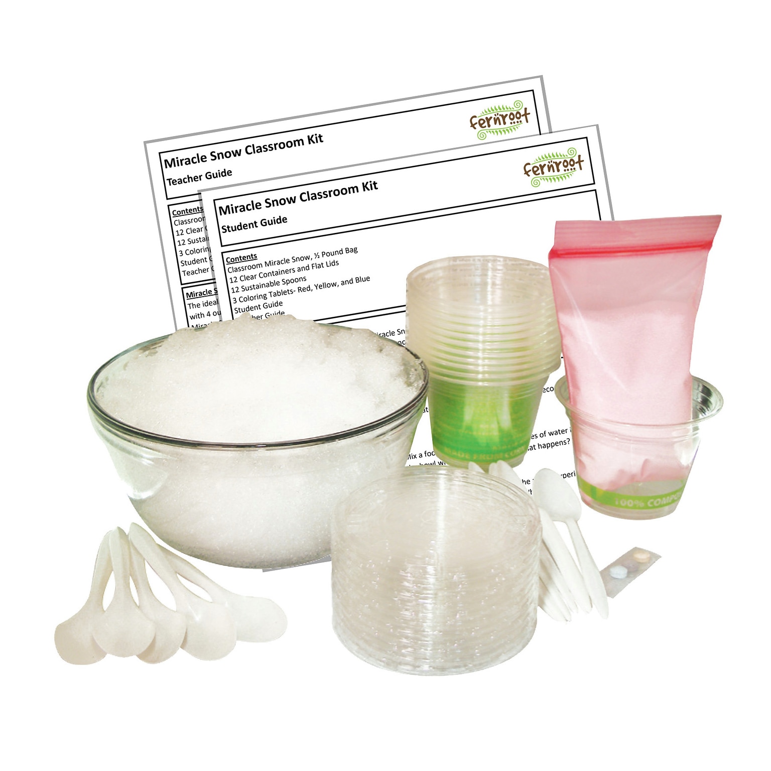 Fernroot Miracle Snow Classroom Kit, Multicolored (SRCCKBS500)
