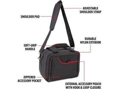 USA Gear S Series S14 Travel Case for Nintendo Switch, Black (GRSLS14100RDEW)