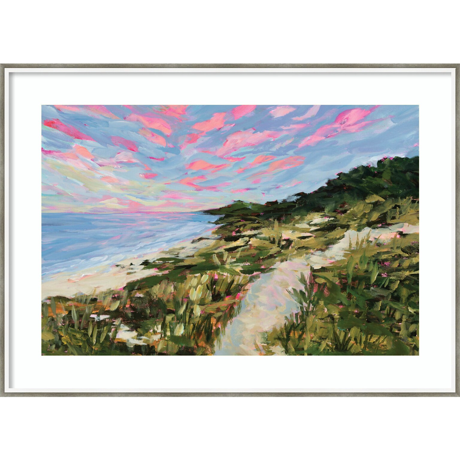 Amanti Art Traverse City by Emily Kenney Wood Framed Wall Art Print, 41 x 30 (A42677158522)