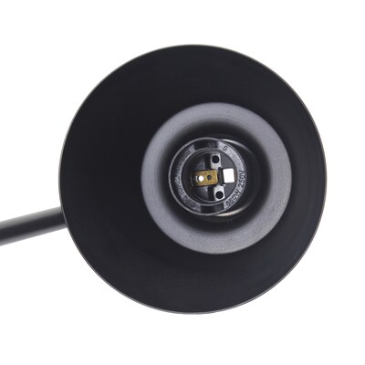 Simple Designs Sleek Essentials LED Desk Lamp, 16", Black (LD1079-BLK)