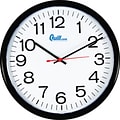 Quill Brand® Wall Clock, Plastic, 14 Diameter (JC831P)