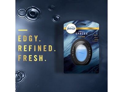Febreze SMALL SPACES Origins Air Freshener, Ocean Scent, 1 Oz., 4/Pack (07695)