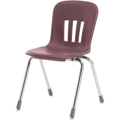 Virco® Metaphor™ 18" Stack Chair; Wine