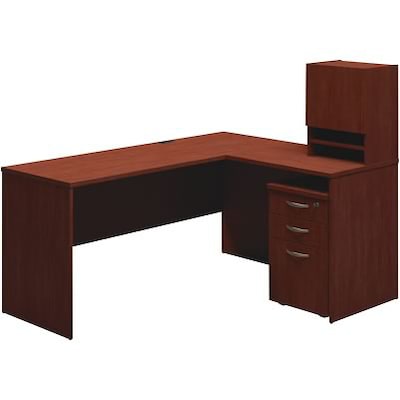 Bush® Venture Collection in Cherry Finish; Corner Desk