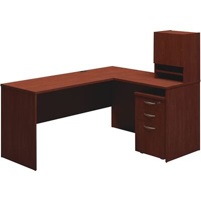 Bush® Venture Collection in Cherry Finish; Corner Desk