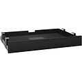 Bush® Enterprise Collection Multipurpose Drawer, Black, Fully Assembled