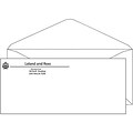 #10 1-Color Economy Envelope Without Window; V-Flap