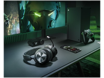 SteelSeries Arctis Nova Pro Wireless Active Noise Canceling Bluetooth Stereo Gaming Over-the-Ear Headset, Black (61521)