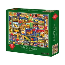 Willow Creek Fruits & Veggies 1000-Piece Jigsaw Puzzle (48840)