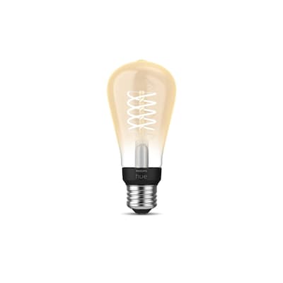 Philips Hue 60W Equivalent ST19 LED Smart Bulb, White  (571125)