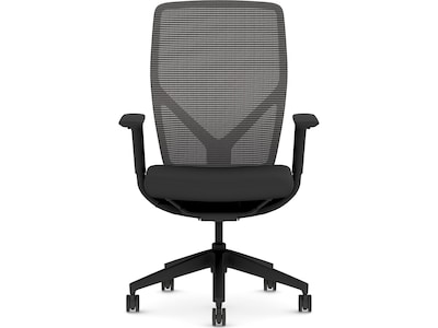 HON Flexion Fabric/Mesh Swivel Task Chair, Black (HFXT1.F0.STC.A.H.IM.CU10.NL.SB.T)
