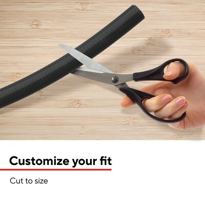 Staples TECH 10' Cord Sleeve, Black (ST62391)